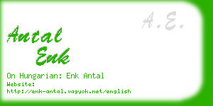 antal enk business card